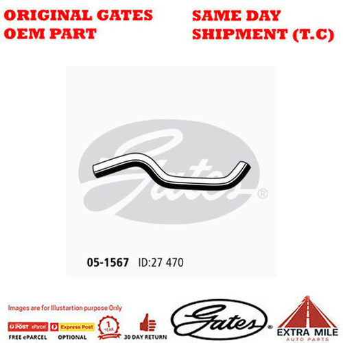 Gates Radiator Hose - 05-1567