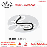 Curved Radiator Hose 05-1639 for HOLDEN Astra TS Fitting Position : Upper