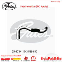 Curved Radiator Hose 05-1714 for NISSAN Patrol Y61 Fitting Position : Lower