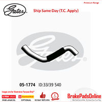 Curved Radiator Hose 05-1774 for NISSAN Patrol GR MK V Fitting Position : Lower