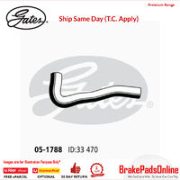 Curved Radiator Hose 05-1788 for FORD Courier PD Fitting Position : Lower