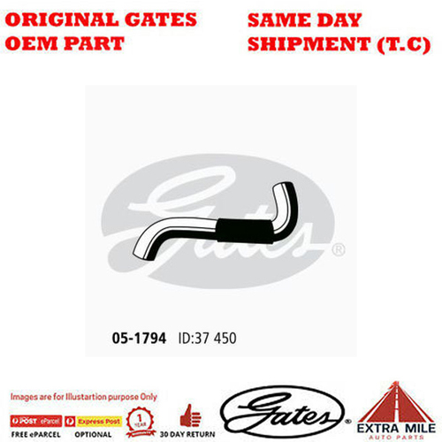 Gates Radiator Hose For SUBARU LIBERTY Petrol Engine 2.5L AWD Wagon