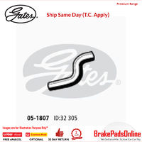 Curved Radiator Hose 05-1807 for TOYOTA Hilux RZN147R Fitting Position : Lower/Radiator To Pipe