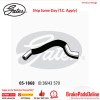 Curved Radiator Hose 05-1868 for JEEP Grand Cherokee ZJ74 Fitting Position : Lower