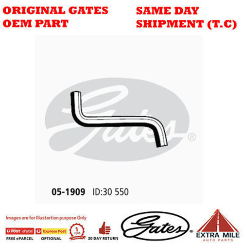 Gates Radiator Hose For TOYOTA CELICA Petrol Engine 2.2L FWD - 05-1909