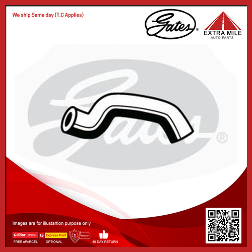 Gates Radiator Hose For Holden Vectra JR 2.0L, JS 2.0L/2.2L X2XEV, C20SEL