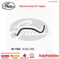 Gates Radiator Hose For MAZDA 2 Petrol Engine 1.5L FWD 05-1954