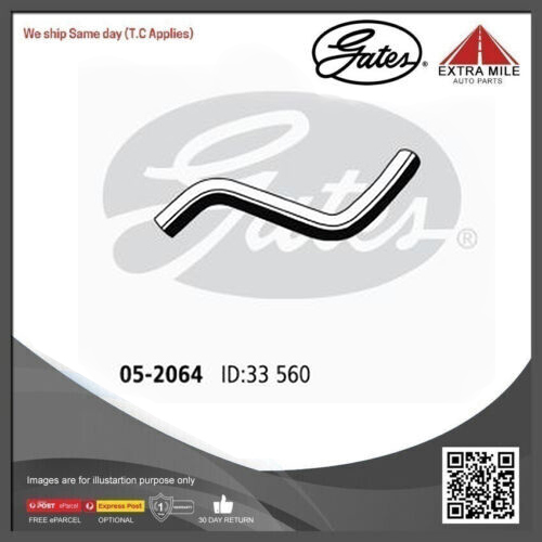 Gates Curved Radiator Hose For Holden Barina TK FWD Hatchback 1.6L Petrol Engine