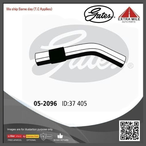 Gates Curved Radiator Hose For Toyota Hiace RWD Van 2.7L Petrol Engine