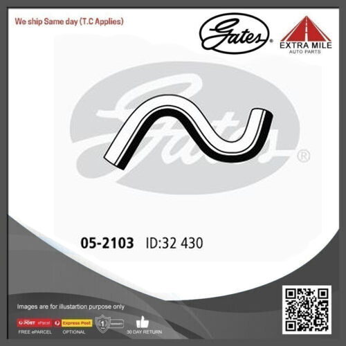Gates Curved Radiator Hose For Toyota Hilux AWD Ute 3.4L Petrol Engine