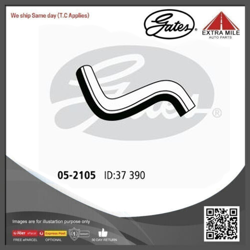 Gates Curved Radiator Hose For Toyota Land Cruiser Prado Off-Road 3.0L Diesel