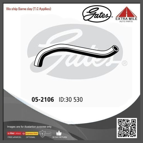 Gates Curved Radiator Hose For Honda CR-V RE AWD SUV 2.4L Petrol Engine