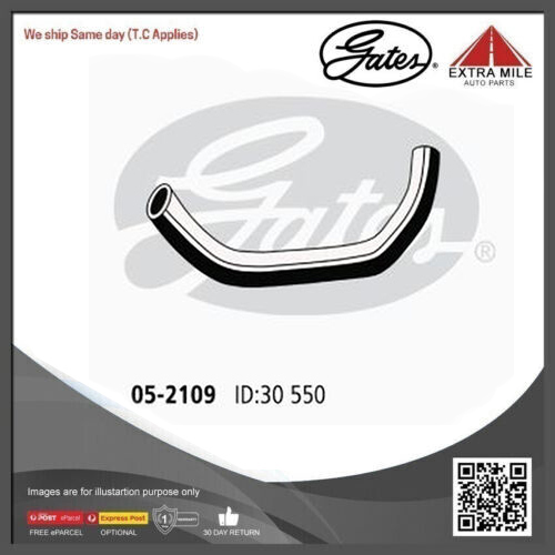 Gates Curved Radiator Hose For Honda Accord Euro FWD Sedan 2.4L Petrol Engine