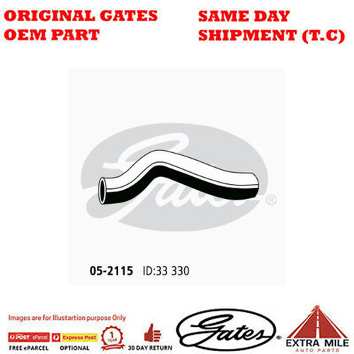 Gates Radiator Hose For HOLDEN CRUZE Petrol Engine 1.8L