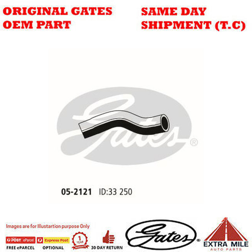 Gates Radiator Hose For TOYOTA HILUX Petrol Engine 4.0L RWD/AWD