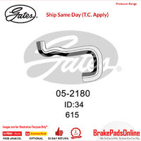 Gates Radiator Hose For FORD AUSTRALIA COURIER Petrol Engine 4.0L