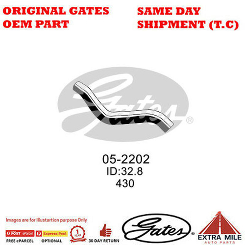 Gates Radiator Hose For NISSAN X-TRAIL Diesel 2.0L AWD - 05-2202