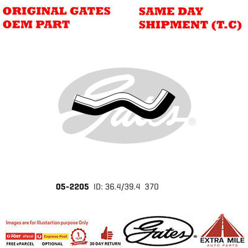Gates Radiator Hose For HOLDEN RODEO Diesel 3.0L AWD/RWD Ute