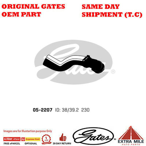 Gates Radiator Hose For HOLDEN CRUZE Petrol Engine 1.8L 