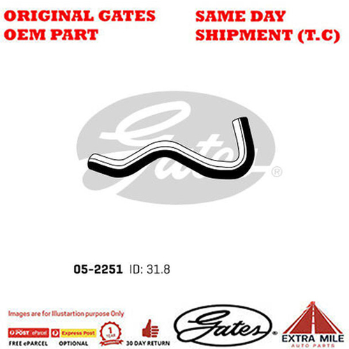 Curved Radiator Hose For FORD AUSTRALIA TRANSIT Diesel 2.4L