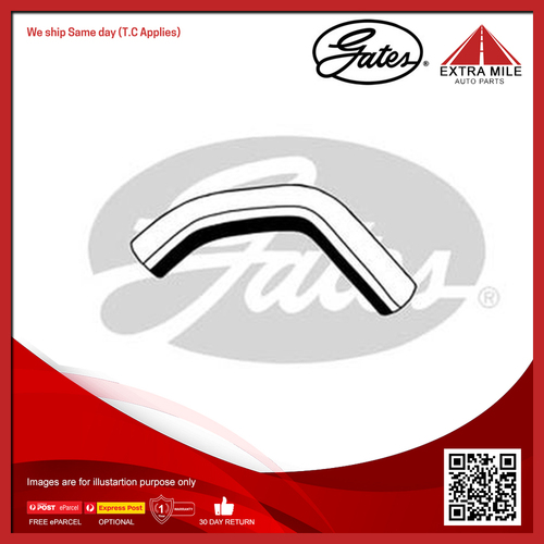 Gates Radiator Hose Upper Lower For Mitsubishi Triton ML, MN 3.2L 4WD KB8T 4M41