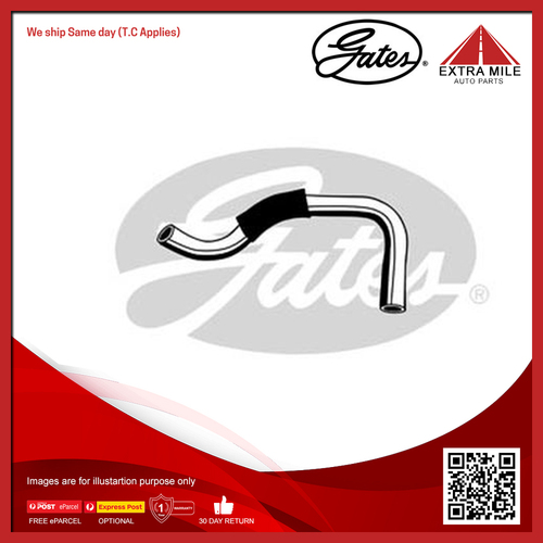 Gates Radiator Hose Upper Lower For Mitsubishi Triton MK, K77T 2.8L 4M40-T