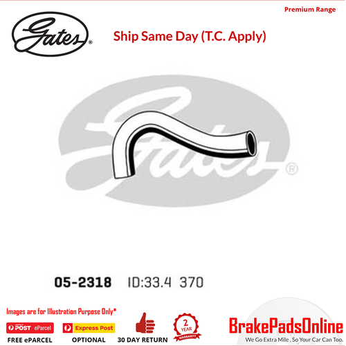 Gates Molded Heater Hose For Mitsubishi - 05-2318
