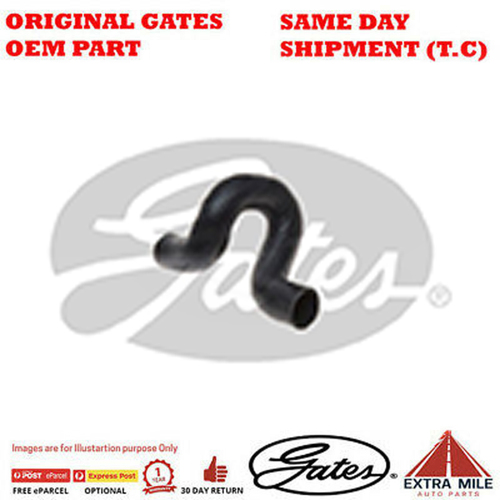 Gates Radiator HOSE For HOLDEN BARINA Petrol Engine 1.6L - 05-2460