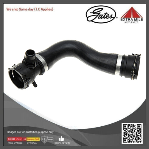 Gates Curved Radiator Hose For BMW 3 N55, B30,N54, B30,E92  3.0L  Petrol Engine RWD Coupe 