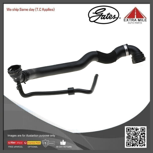 Gates Radiator Curved Hose For Audi A3 TFSI, CAWB,CCZA, 8P7  2.0L  Petrol Engine FWD Convertible  
