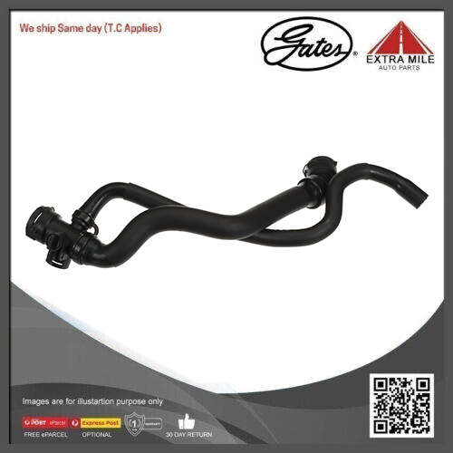 Gates Curved Radiator Hose For Audi A4 BFB, B7,8HE   1.8L  Petrol Engine FWD Convertible