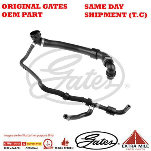 Gates Radiator HOSE For Volkswagen GOLF Diesel 2.0L - 05-2552