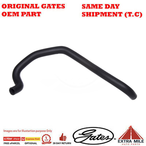 Gates Radiator HOSE For FORD AUSTRALIA FIESTA Petrol Engine 1.0L - 05-2577