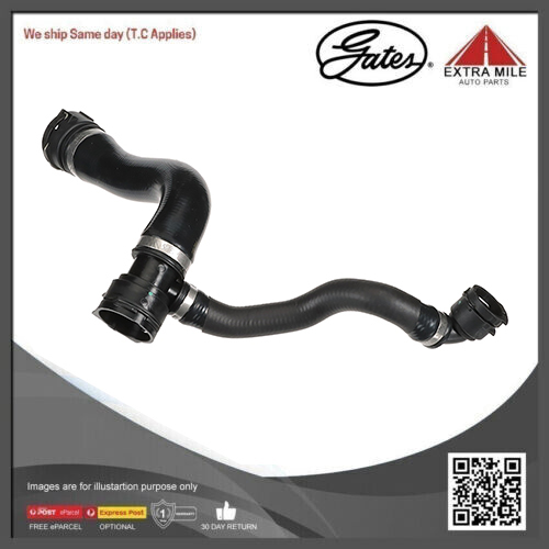 Gates Curved Radiator Hose For BMW X5 N55, B30, E70  3.0L  Petrol Engine AWD SUV 