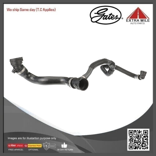 Gates Curved Radiator Hose For BMW 5 N20,B20,N20,F10 2.0L  Petrol Engine RWD Sedan 