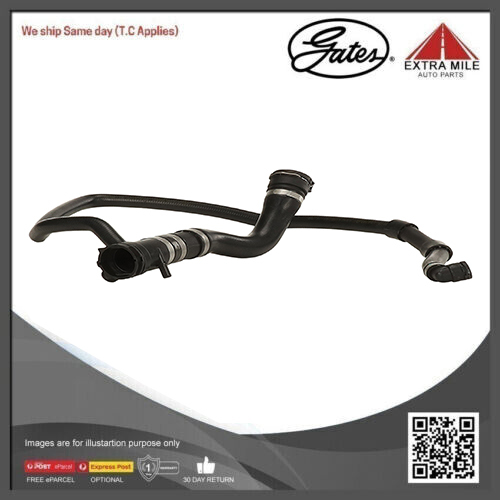Gates Curved Radiator Hose For BMW 3 N26,B20,N20,B20,F34  2.0L  Petrol Engine RWD Hatchback