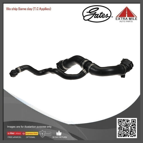 Gates Curved Radiator Hose For BMW 3 N26,B20,N20,B20,F34  2.0L Petrol Engine RWD Hatchback 
