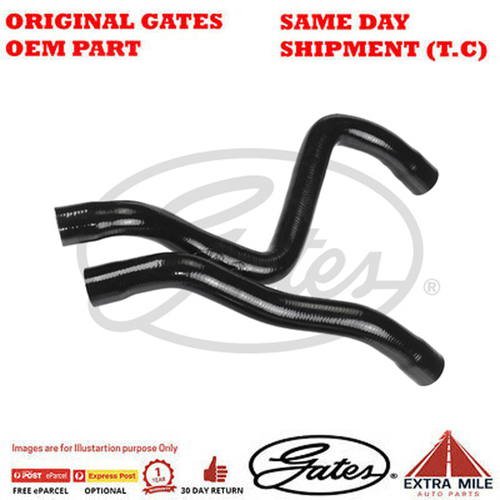 Gates Radiator Hose For VW POLO Petrol Engine 1.4L FWD 05-4005