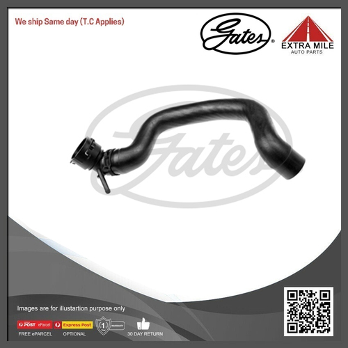 Gates Radiator Hose For VW Golf Diesel 1.9L BXE MKV,1K1 FWD Hatchback