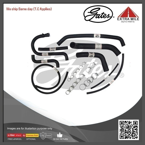 Gates Engine Hose Kit For Ford Australia LTD 4.0L MPFi 96N AU RWD Petrol-07-0020