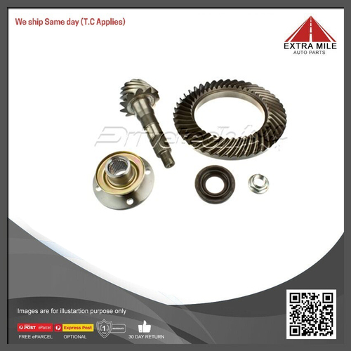 Crown Wheel & Pinion 3.9:1 Rear Kit For Toyota Landcruiser VDJ78R VDJ79R 4.5L