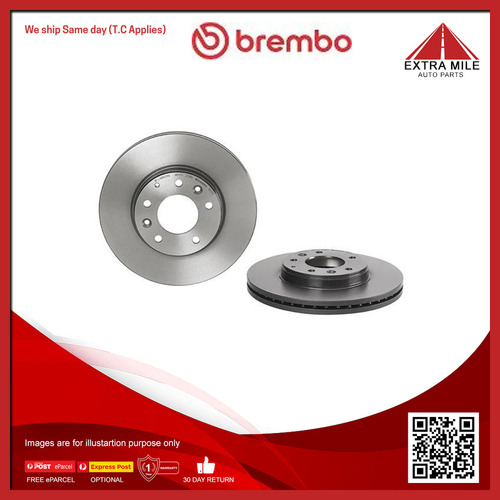 Brembo Front UV Coated Brake Disc Rotor Pair 283mm - 09.9131.11