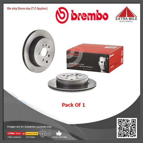 Brembo Brake Disc Rotor Rear For Land Rover Freelander 2 (L359) 2.0L 1999cc