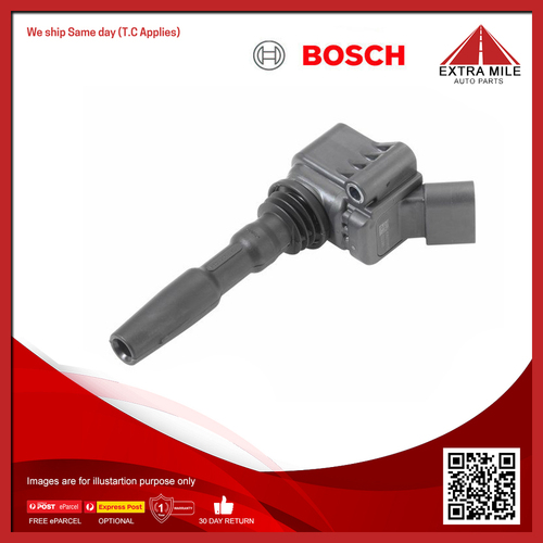 Bosch Ignition Coil For Volkswagen Caddy IV SAB SAJ 1.4L, SAA SAH 1.2L/1.4L TSi