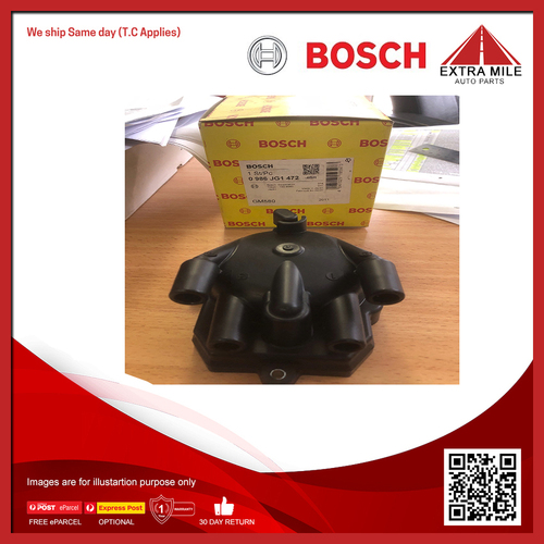 Bosch Distributor Cap For Ford Telstar (AX) 2.0L FS Petrol Sedan/Hatchback
