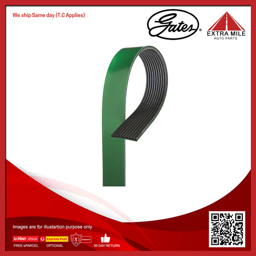 Gates Fleet Runner Heavy Duty Micro-V Ribbed Belt - 8555-0114 (10PK1650HD)