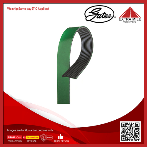 Gates Fleet Runner Heavy Duty Micro-V Ribbed Belt For Mack Fleetliner CHR 12L