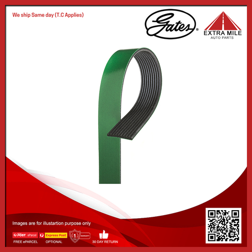 Gates Fleet Runner Heavy Duty Micro-V Ribbed Belt - 8555-0328 (10PK1943HD)
