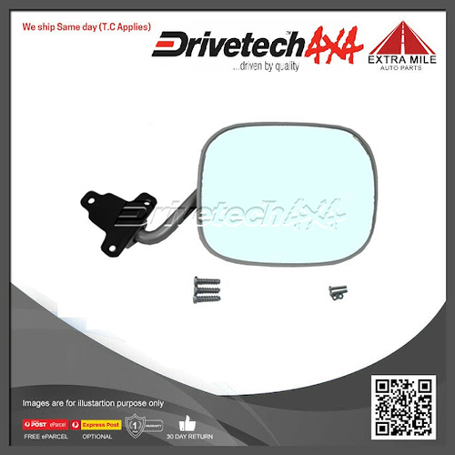 Drivetech 4X4 Exterior Mirror Left Hand For Toyota LandCruiser - 123-020730
