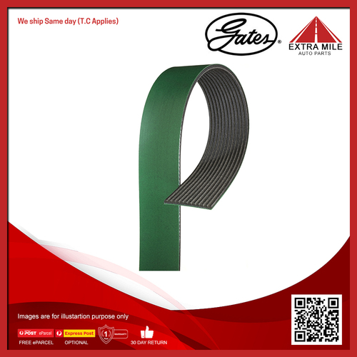 Gates Fleet Runner Heavy Duty Micro-V Ribbed Belt - 8555-0174 (12PK915HD)